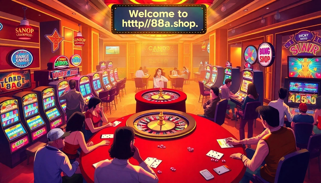 Experience the thrill of gambling at http://88aa.shop/ with lively casino tables, colorful slot machines, and exciting games.