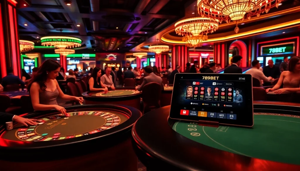Experience the excitement of 789BET with vibrant casino games featuring thrilling bets and engaging players.