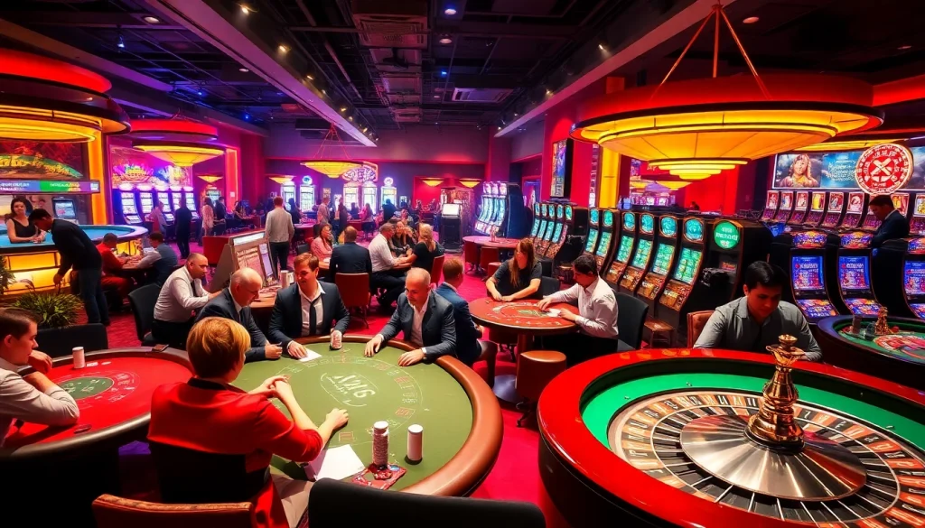 Players winning at the blackjack table and enjoying slot machines at https://xx88.xyz/, showcasing excitement in online gambling.